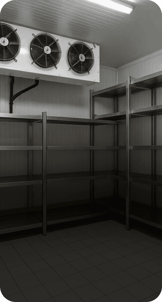 Commercial refrigeration walk-in cooler
