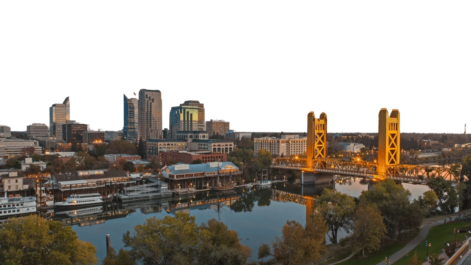 Sacramento service area map